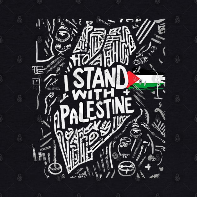 I Stand With Palestine Quote A Free Palestine by Mitsue Kersting